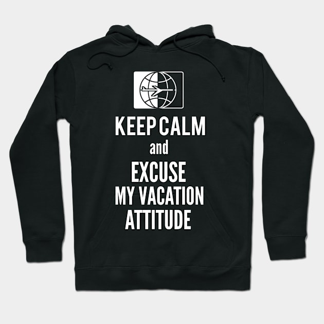 Keep Calm Hoodie by travel2live_live2travel